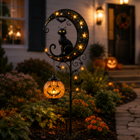 MOONGLOW – Pumpkin Garden Stake for Haunting Outdoor Ambience