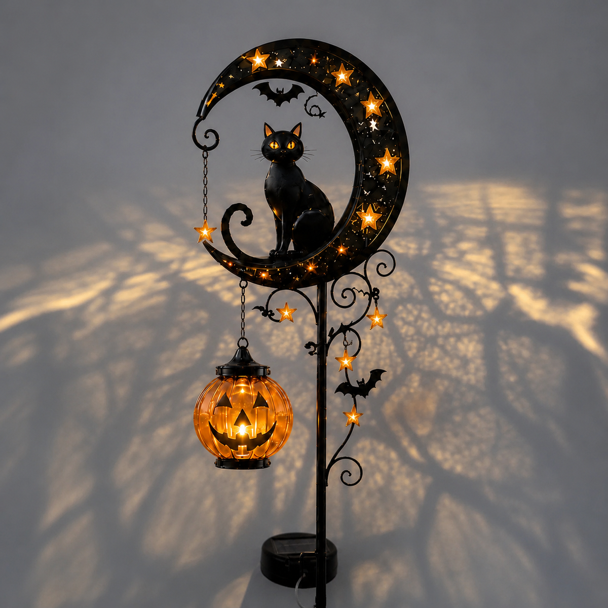 MOONGLOW – Pumpkin Garden Stake for Haunting Outdoor Ambience