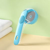 FURBLOOM – Pet Grooming Brush for Gentle Bath Time Massage
