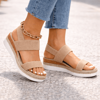 SOLVESSA - Cushioned Orthopedic Wedge Sandals for Women