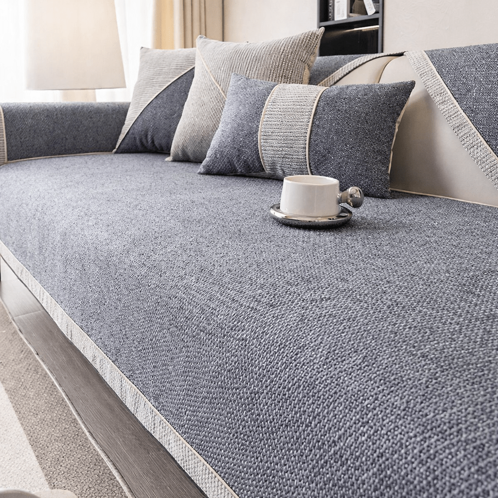 COVERLIVA – Protector de sofá con ajuste seguro para uso diario en el hogar
