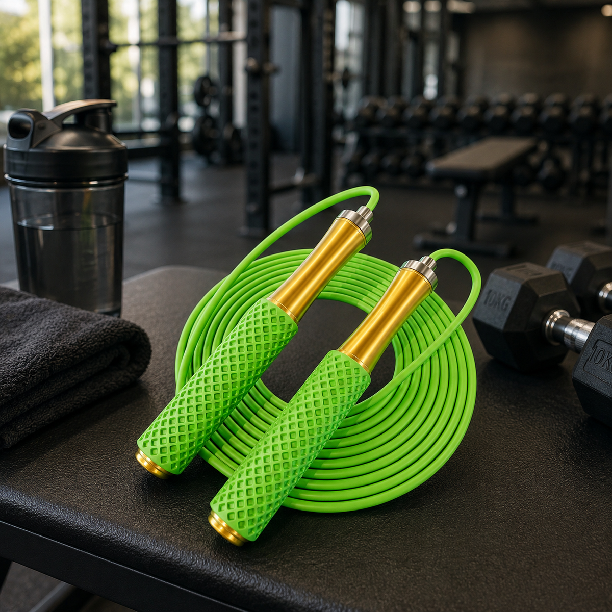 CARDIOLIVA – Verstellbares Springseil für Fitness- und Ausdauertraining