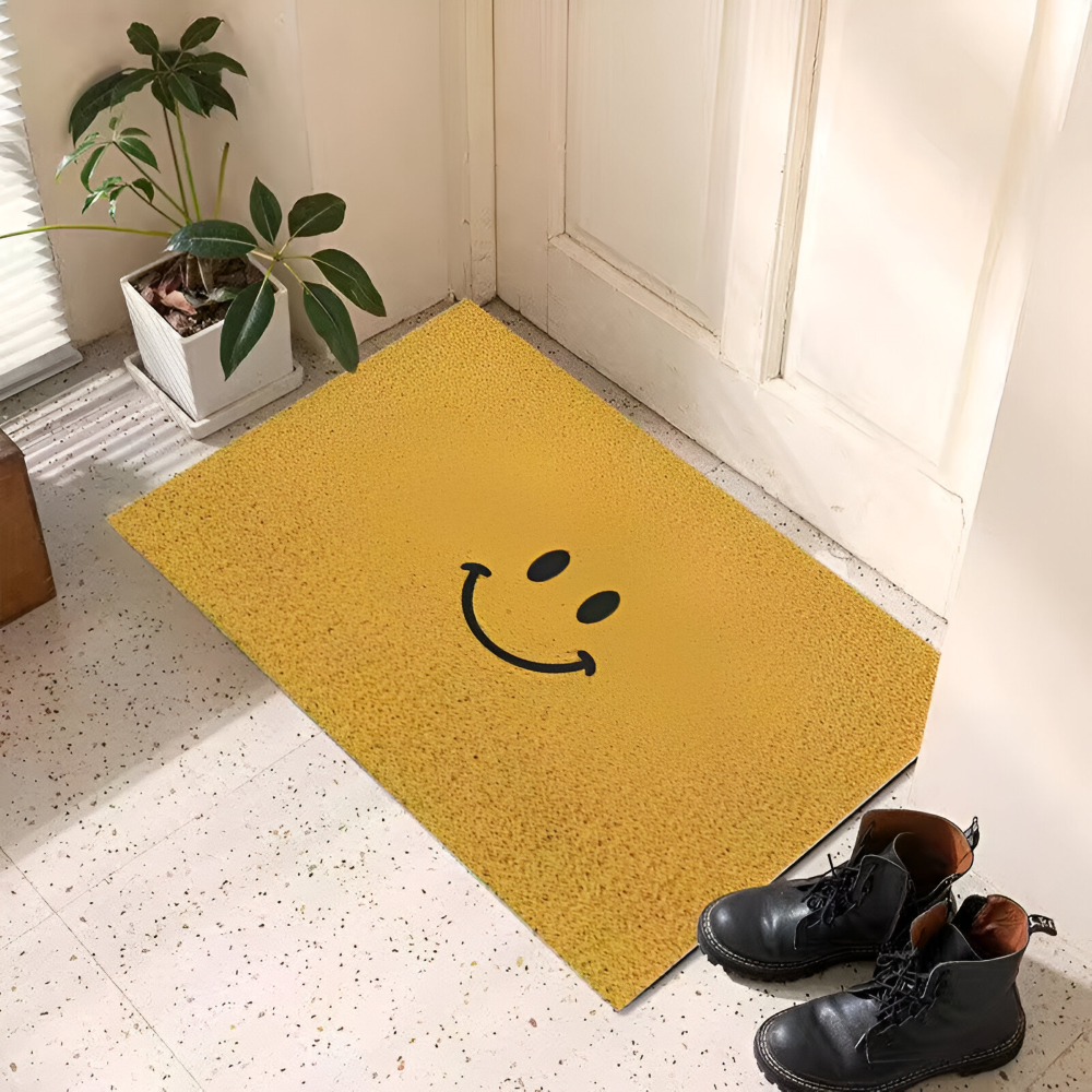 CHEERLORA – Tapete de entrada divertido para uma receção limpa e acolhedora