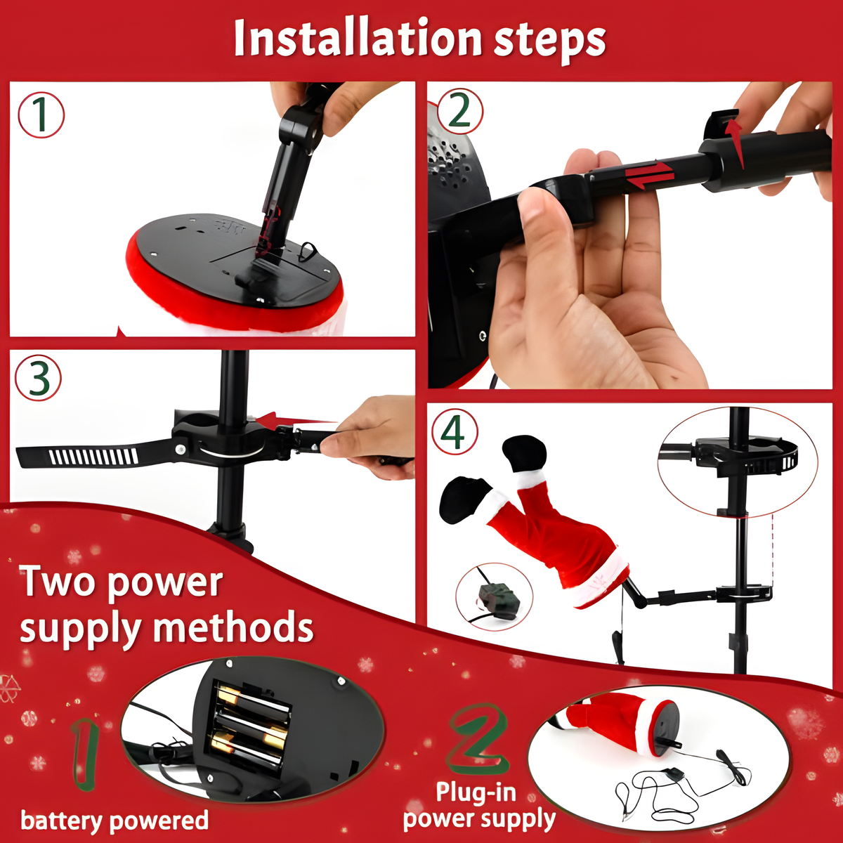 NOELWOBBLIX – Hængende julepynt til charmerende vinterudsmykning