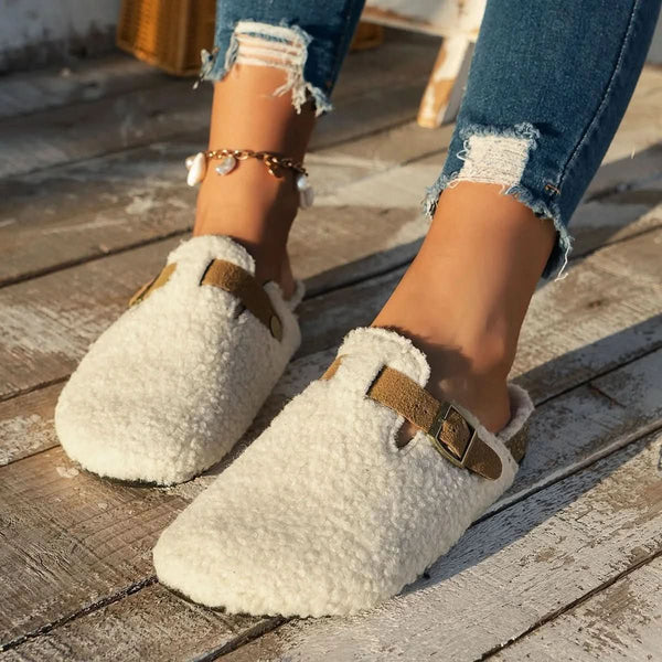 HEATWOOL – Άνετες μάλλινες παντόφλες mule