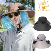 Cooling Sun Hat with Solar Powered Fan - Wide Brim Sun Hats for Men 1