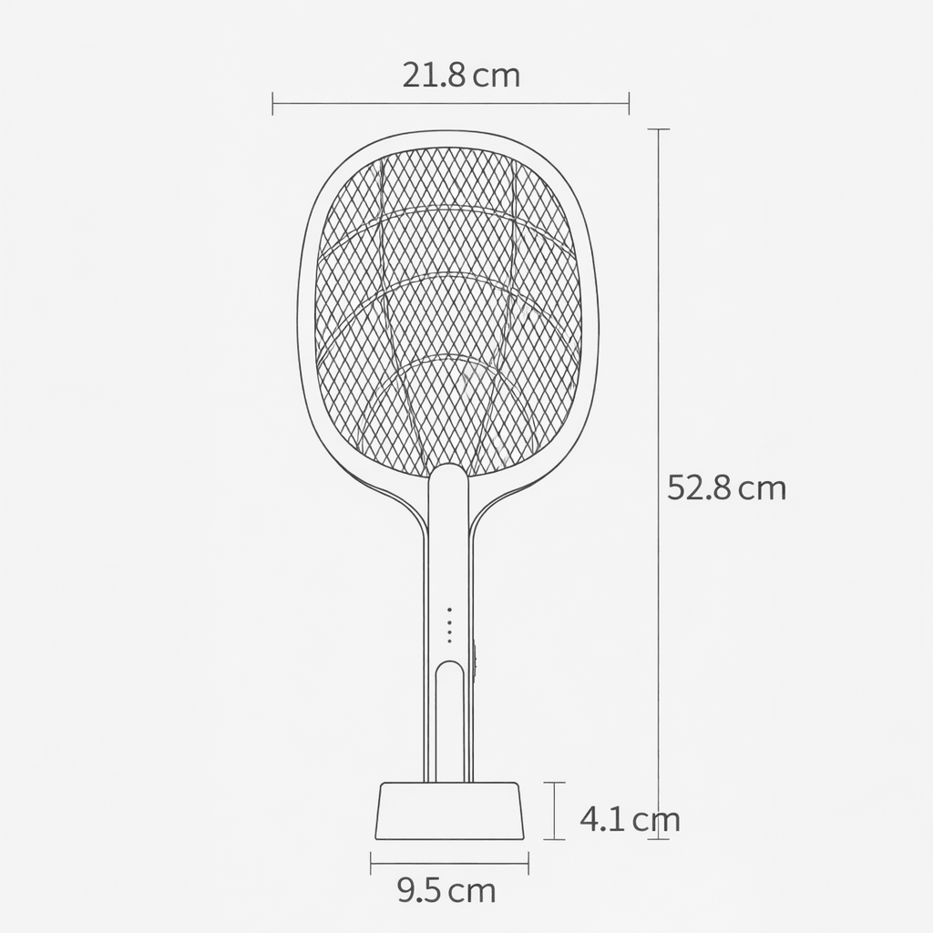 ZAPVEX – Elektrisk Myggefanger med USB Opladning & Sikkerhedsnet
