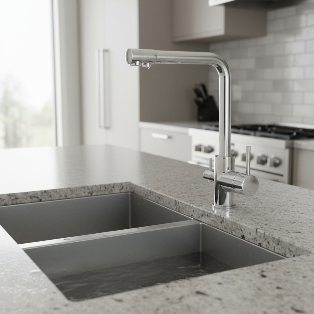 DUOFLOW - Dual Outlet Stainless Steel Sink Fauce