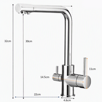 DUOFLOW - Dual Outlet Stainless Steel Sink Fauce