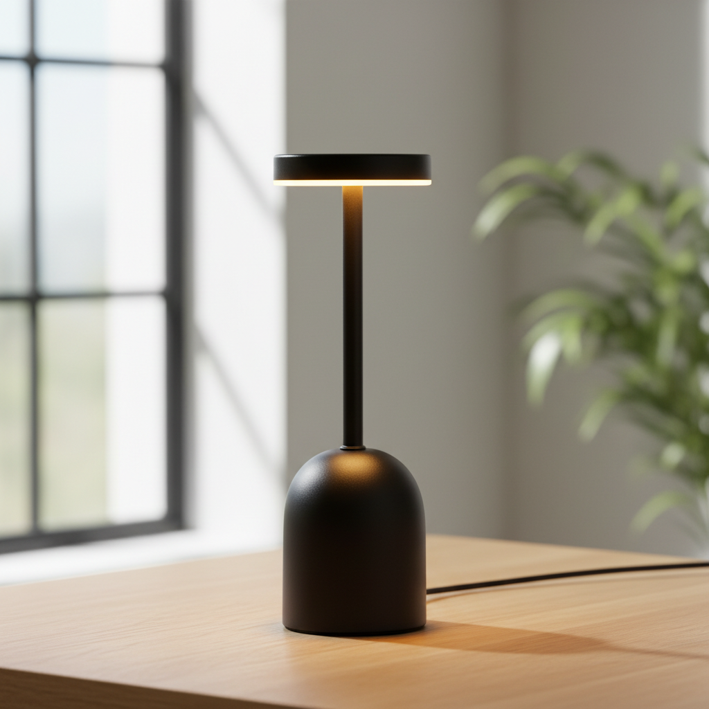 LUNAGLOW – USB Rechargeable Table Lamp for Cozy Everyday Ambience