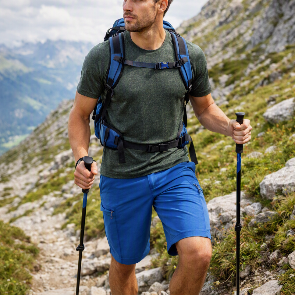 FIELDVEX – Durable Men's Shorts for Travel & Adventure Comfort