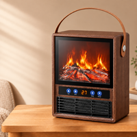 FLAMECOVE – Tragbarer elektrischer Kaminofen mit 3D-Flamme