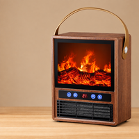 FLAMECOVE – Tragbarer elektrischer Kaminofen mit 3D-Flamme
