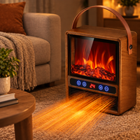 FLAMECOVE – Tragbarer elektrischer Kaminofen mit 3D-Flamme