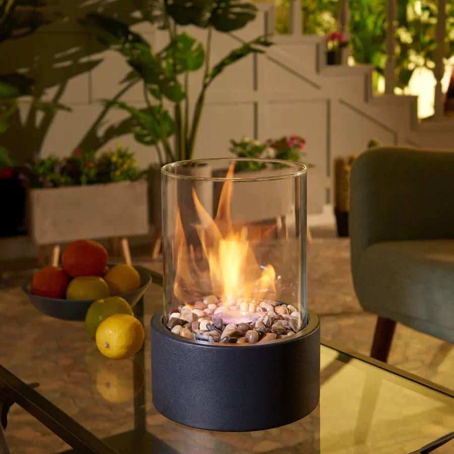 BLAZELUX – Table Fireplace – Minimalist bioethanol fire lantern