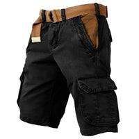 Cotton Stretch Baggy Cargo Shorts with 6 Pockets for Active Summer Days 13