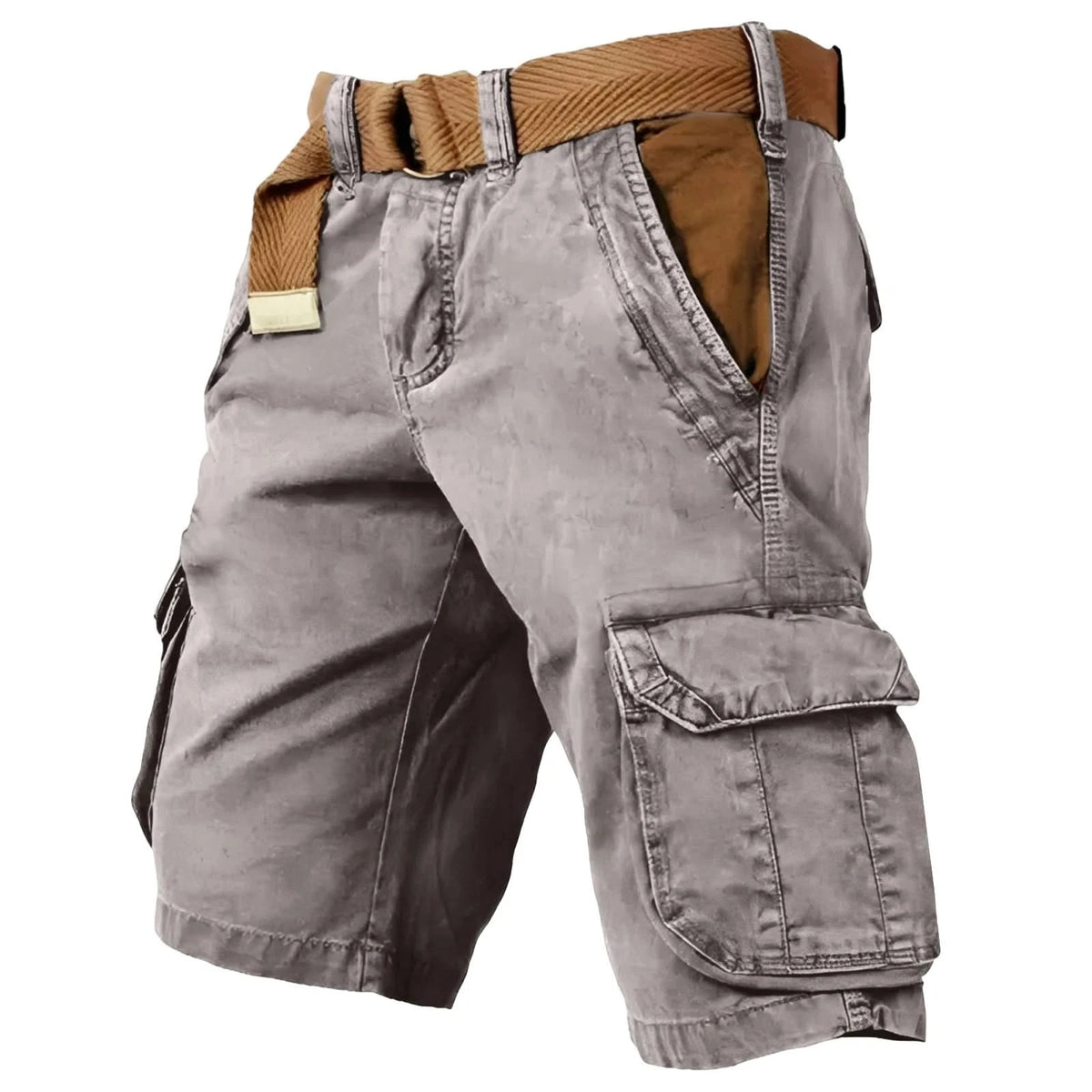 Cotton Stretch Baggy Cargo Shorts with 6 Pockets for Active Summer Days 8