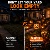 MOONGLOW – Pumpkin Garden Stake for Haunting Outdoor Ambience