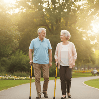 SAFEFLOW – Canne de soutien pour seniors pour stabilité et confiance en marchant