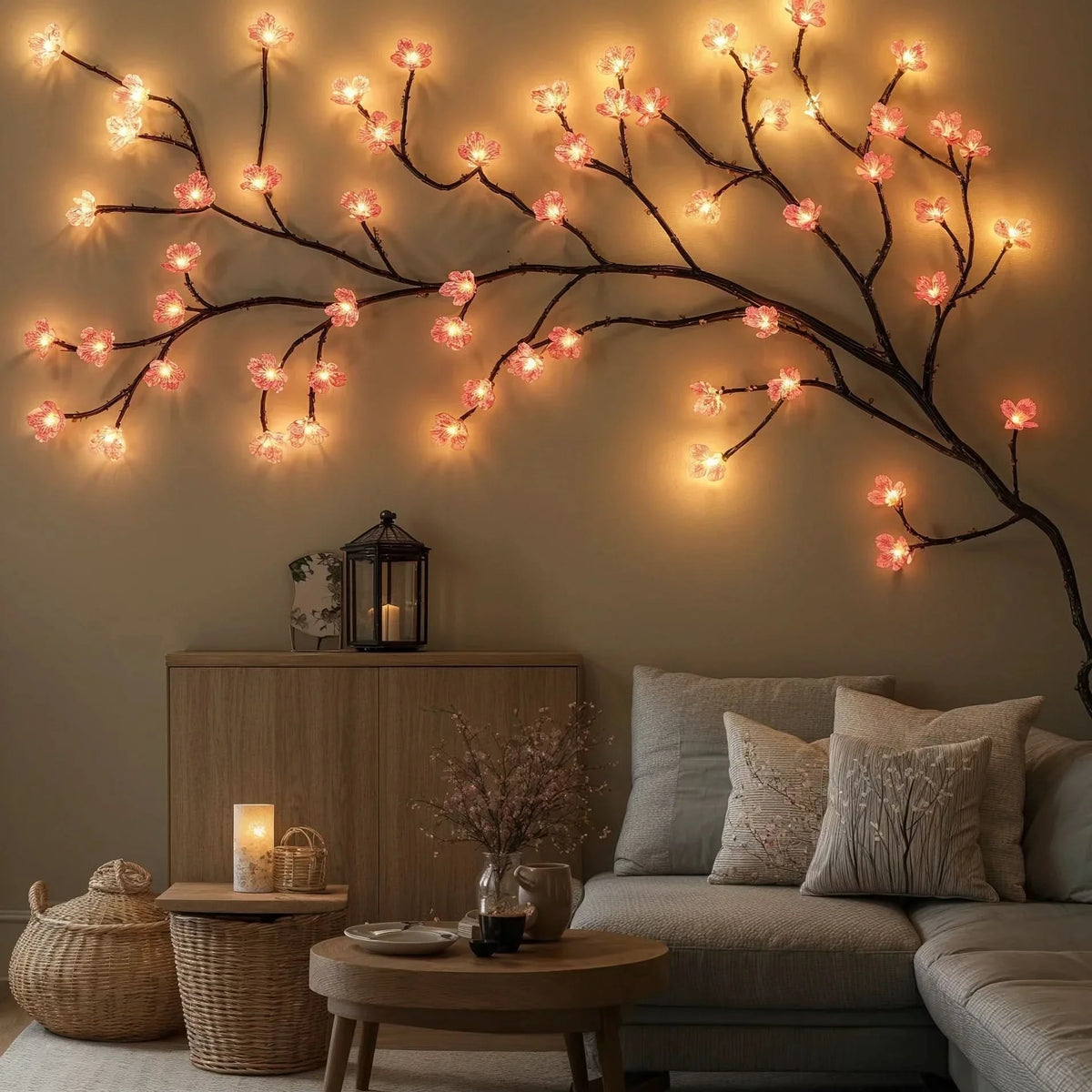 SAKULUMIA – Cherry Blossom LED String Lights for a Dreamy Glow