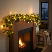 LEAFLUMORA – Leafy Fairy Light Garland for Enchanting Table Decor