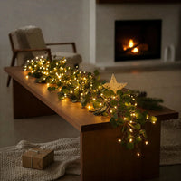 LEAFLUMORA – Leafy Fairy Light Garland for Enchanting Table Decor