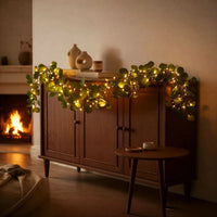 LEAFLUMORA – Leafy Fairy Light Garland for Enchanting Table Decor