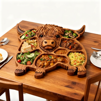 Farmhouse Feast - Large Cow-Shaped Charcuterie Board for Meat and Cheese 3