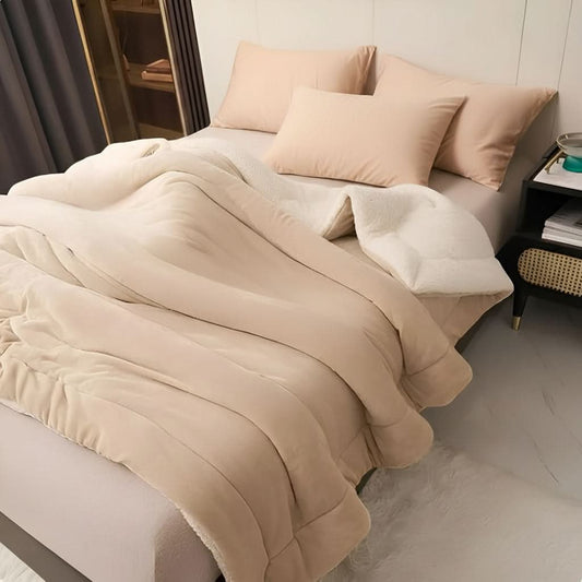 FLEECORA – Warme Luxus-Fleecedecke für gemütliches Bett