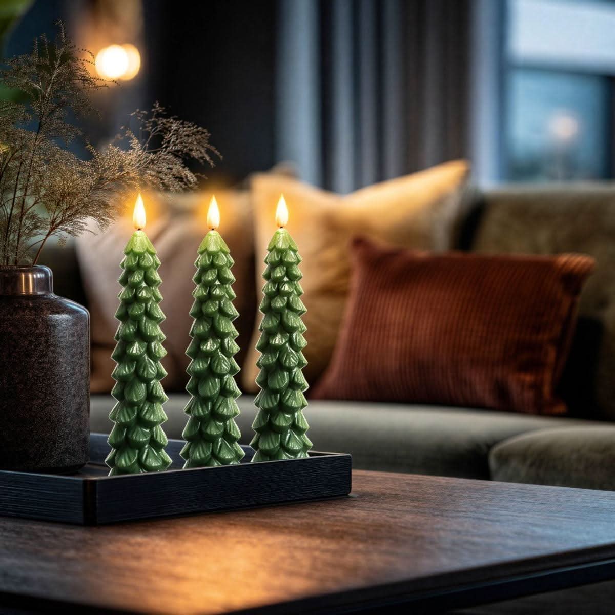 MERRIWICKIX – Flameless Candle Lights for Elegant Christmas Table Decor