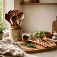 TEAKCRAFT – Teakholz-Besteck-Set