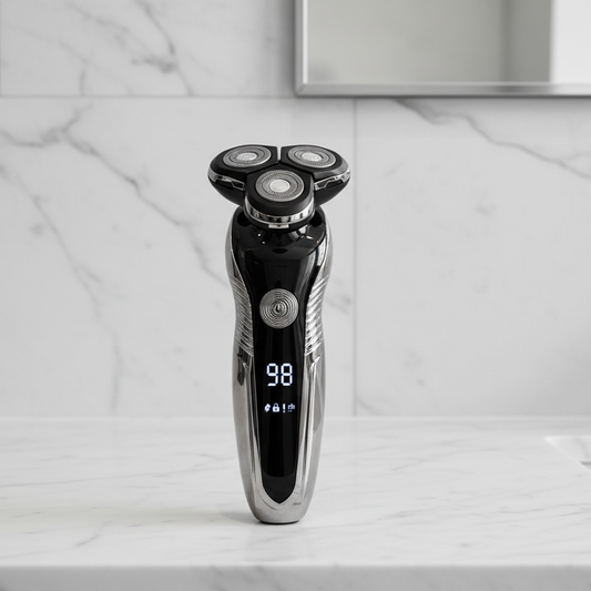 HYDRAEDGE – Aparador Elétrico Húmido e Seco com Design Impermeável e Amigo da Pele
