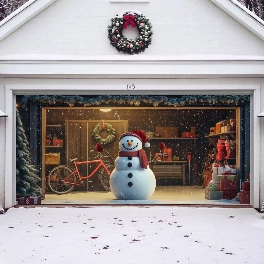 WINTERFROST – Festive Snowman Cover for Seasonal Home Styling