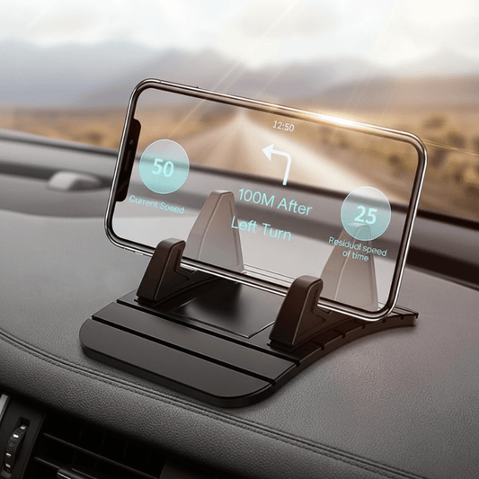 NAVIMATE – Supporto Auto Antiscivolo per Telefono con Presa Sicura sul Cruscotto