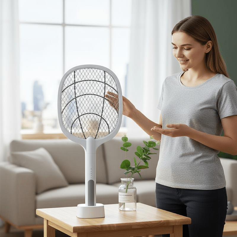 ZAPVEX – Elektrisk Myggefanger med USB Opladning & Sikkerhedsnet