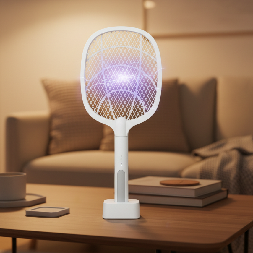 ZAPVEX – Elektrisk Myggefanger med USB Opladning & Sikkerhedsnet