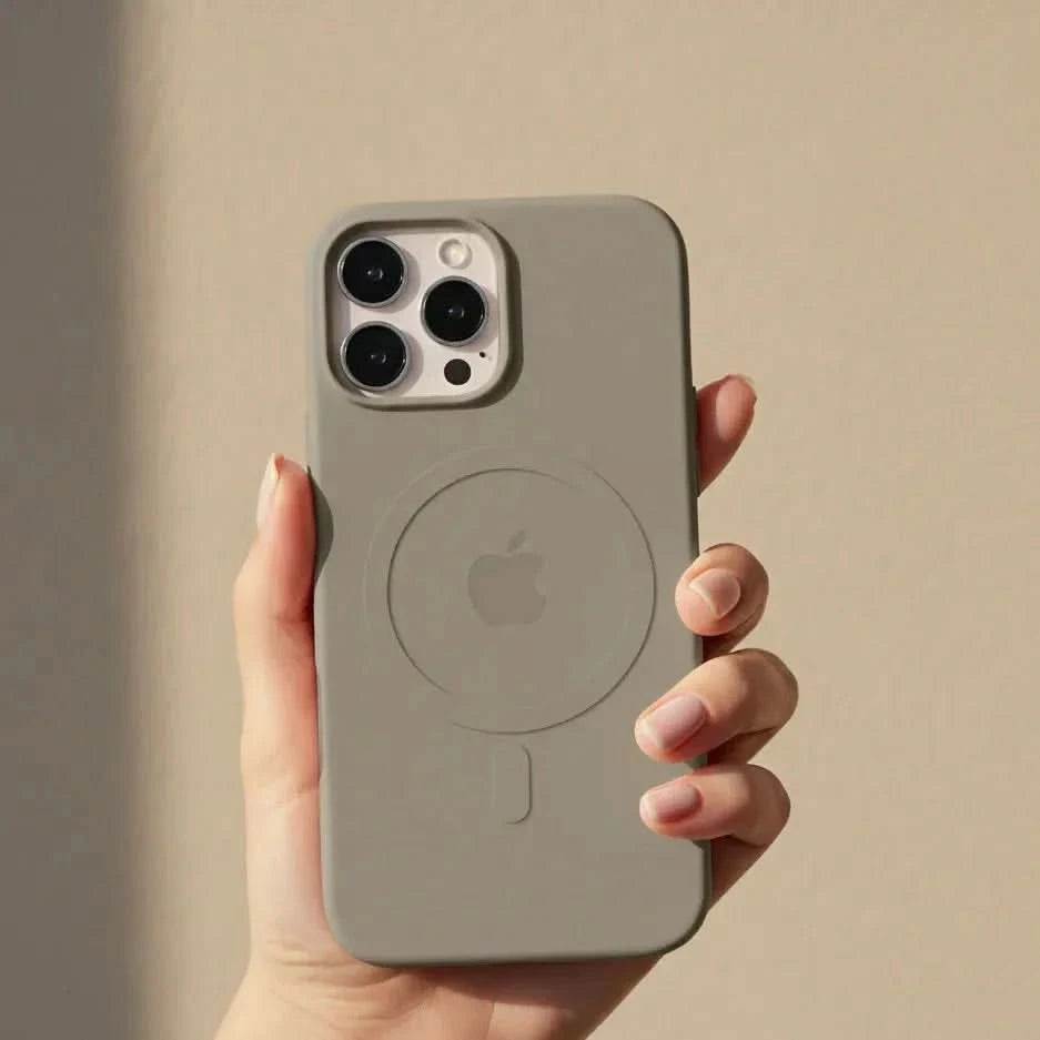 MAGNEVA – Coque iPhone – Coque MagSafe douce au toucher et antichoc