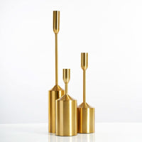 GILDEDGLOW – Gold Candlestick Set for Statement Ambience