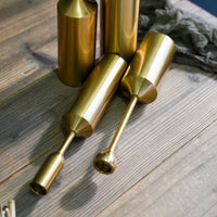 GILDEDGLOW – Gold Candlestick Set for Statement Ambience