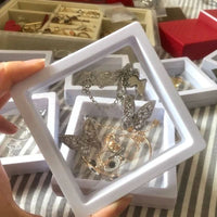 JEWELIXA – 10-Piece Floating Jewelry Display Box Set for Elegant Storage