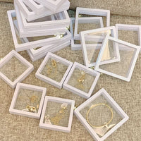 JEWELIXA – 10-Piece Floating Jewelry Display Box Set for Elegant Storage