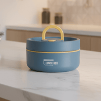 HeatLox Insulated Lunch Box - Double-Walled, Leak-Proof, Portable Food Container 0