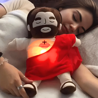 DIVINEHUG - Comforting faith-inspired plush toy with breathing, lighting, and music features for calm and peaceful moments
