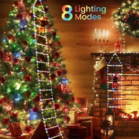 MERRAVIXA – Decorative Climbing Santa Light for Magical Christmas Charm