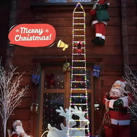 MERRAVIXA – Decorative Climbing Santa Light for Magical Christmas Charm