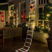 MERRAVIXA – Decorative Climbing Santa Light for Magical Christmas Charm