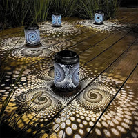 TWIRLGLEAM – Lanterna solare da giardino a spirale per un’atmosfera calda all’aperto