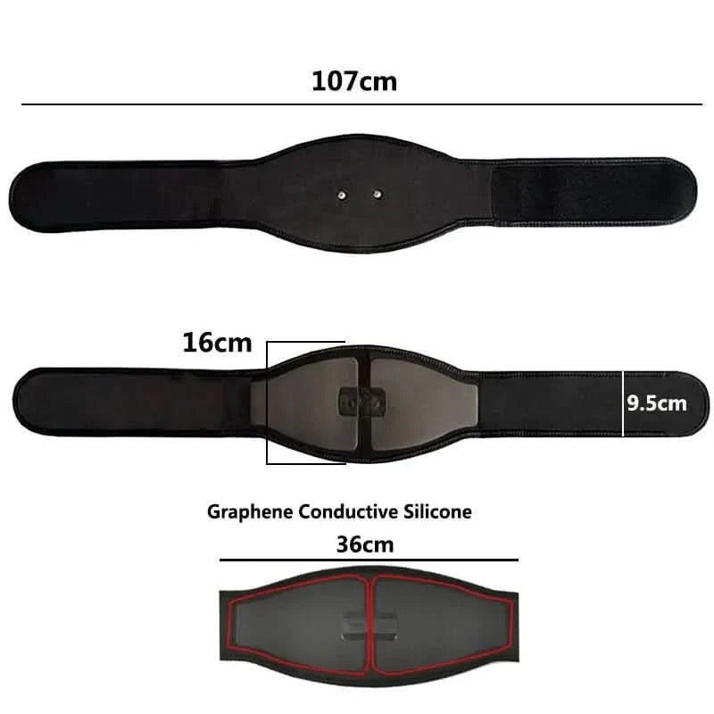COREPULSE – EMS Ab Muscle Stimulator Belt for Core Training and Toning with adjustable intensity levels for effective home fitness and muscle activation
