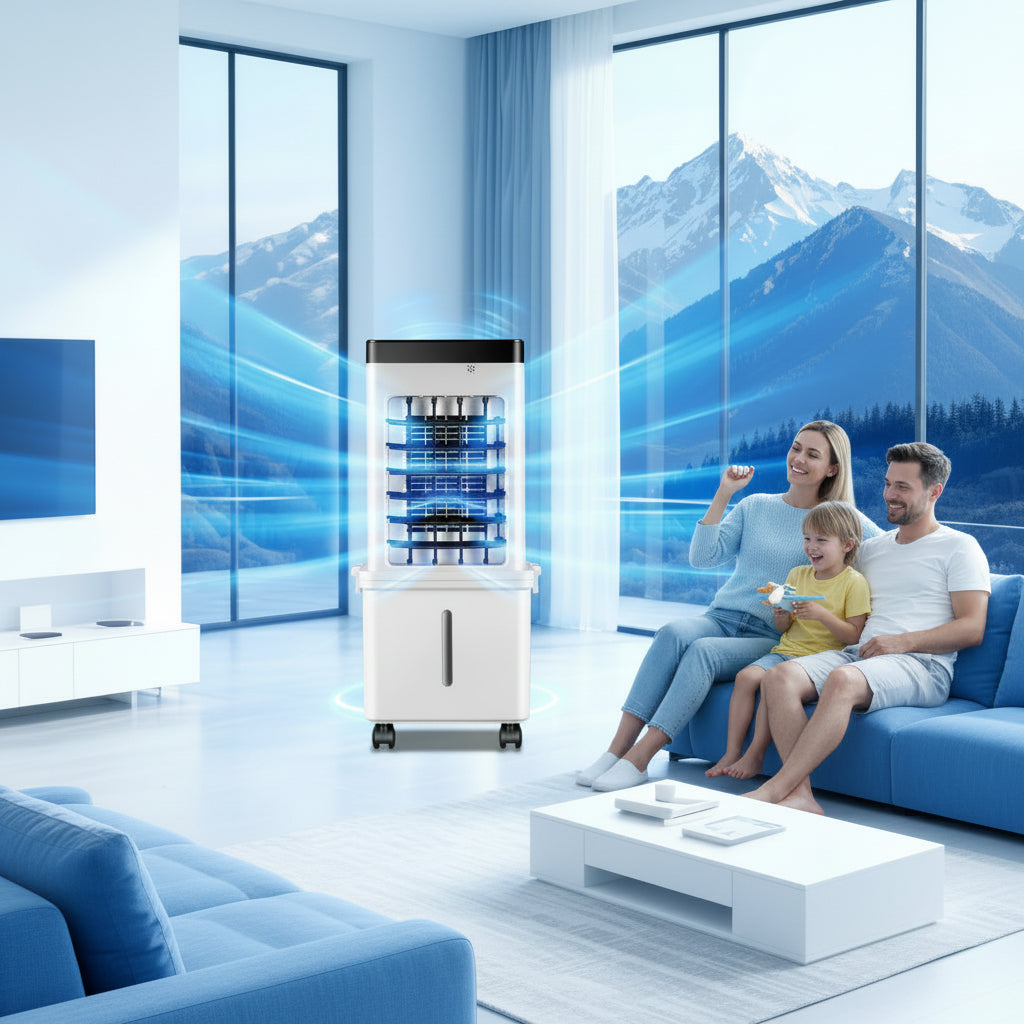 Climatiseur portable 3 en 1, déshumidificateur et ventilateur