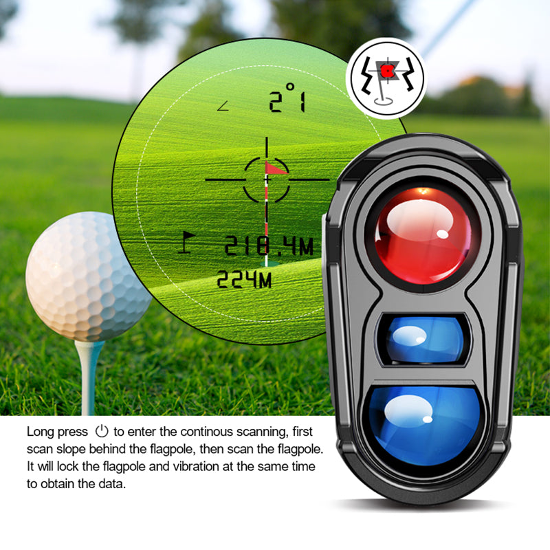 RANGEVORA – Télémètre laser de golf professionnel avec compensation de pente
